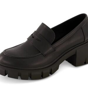 Cushionaire Black Chunky Loafers